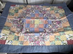 Vintage Arch Quilts ‘Meadow Memories’ Patchwork Pillow Sham Set Of 2 New!